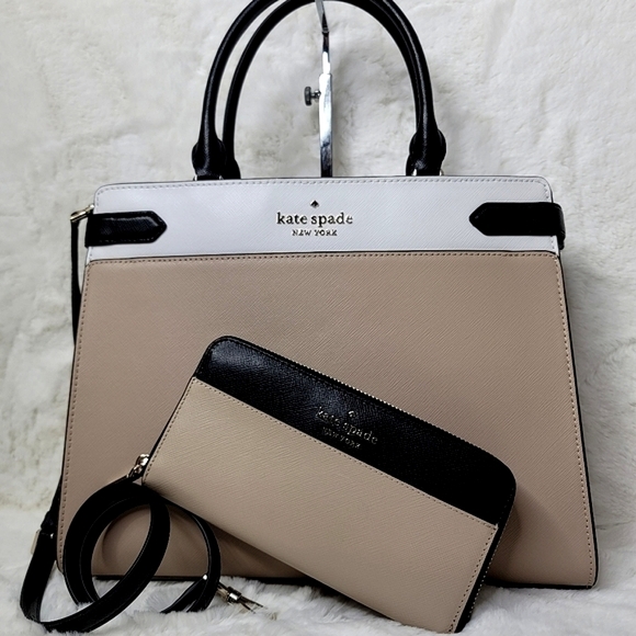 🎁 NWT kate spade 2 Set Purse Satchel Shoulder Bag Cross Body  + Wallet M - Picture 14 of 14